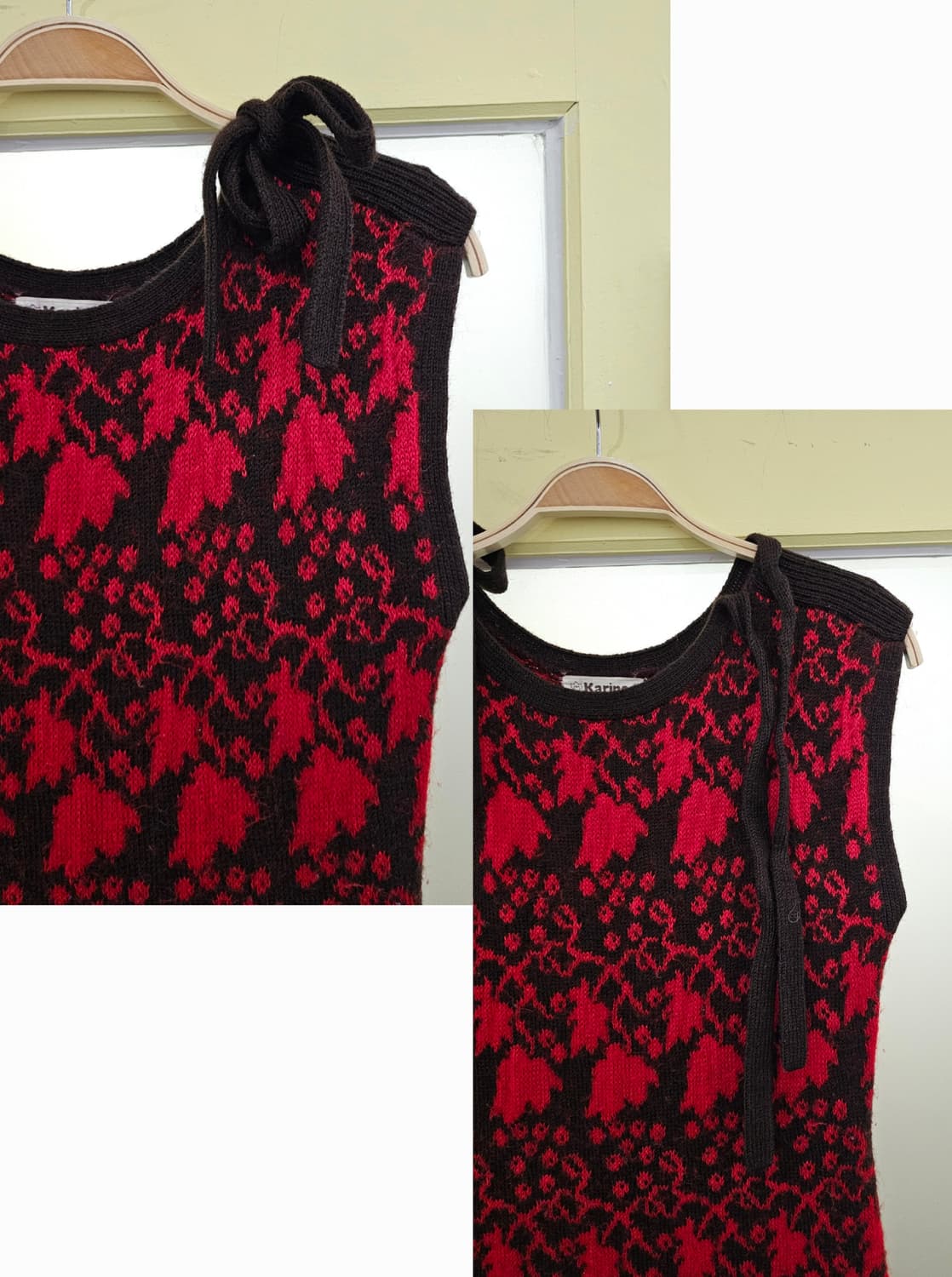 Karinca 포도넝쿨 울 니트 롱OPS 상품이미지5