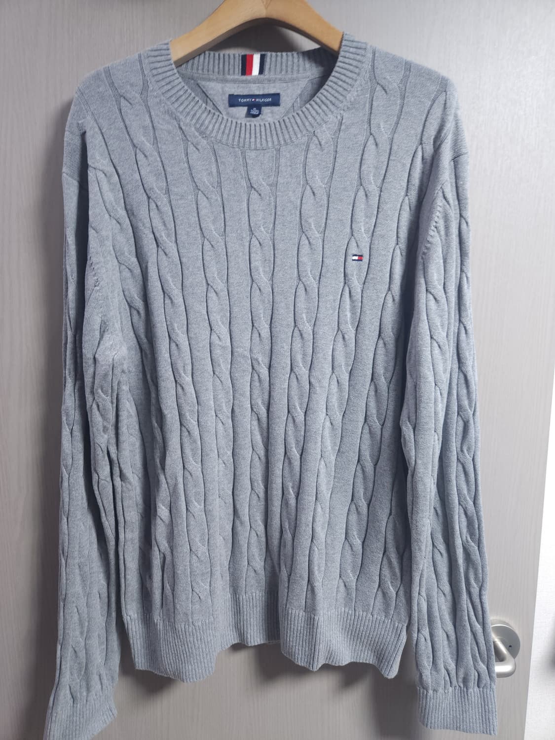 타미힐피거 케이블 니트, XL~2XL 상품이미지1