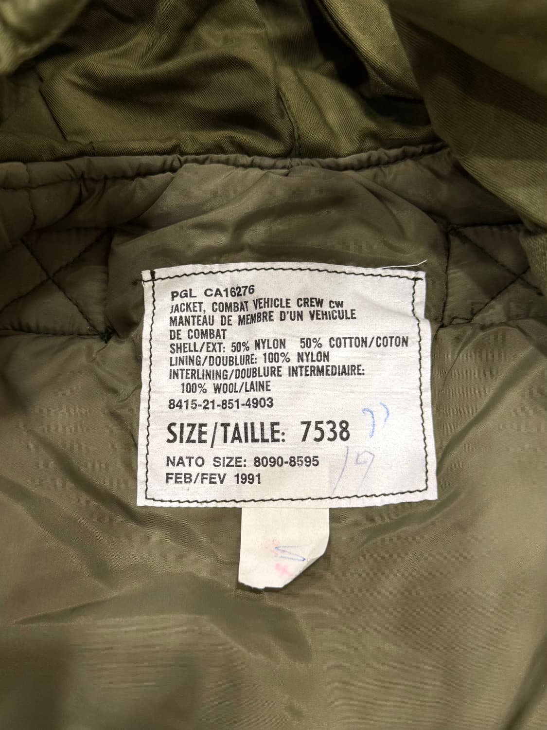 캐나다군 탱커자켓  상품이미지4