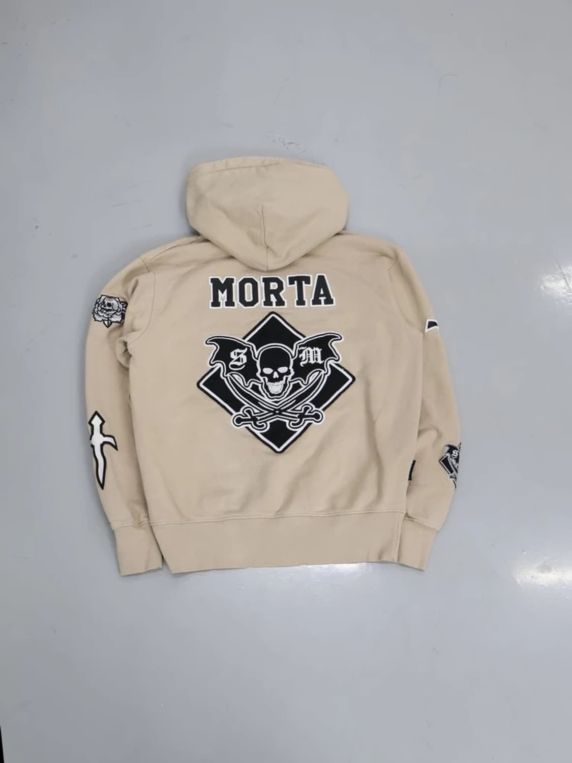 Saint Morta Skull Graphic Hoodie 상품이미지2