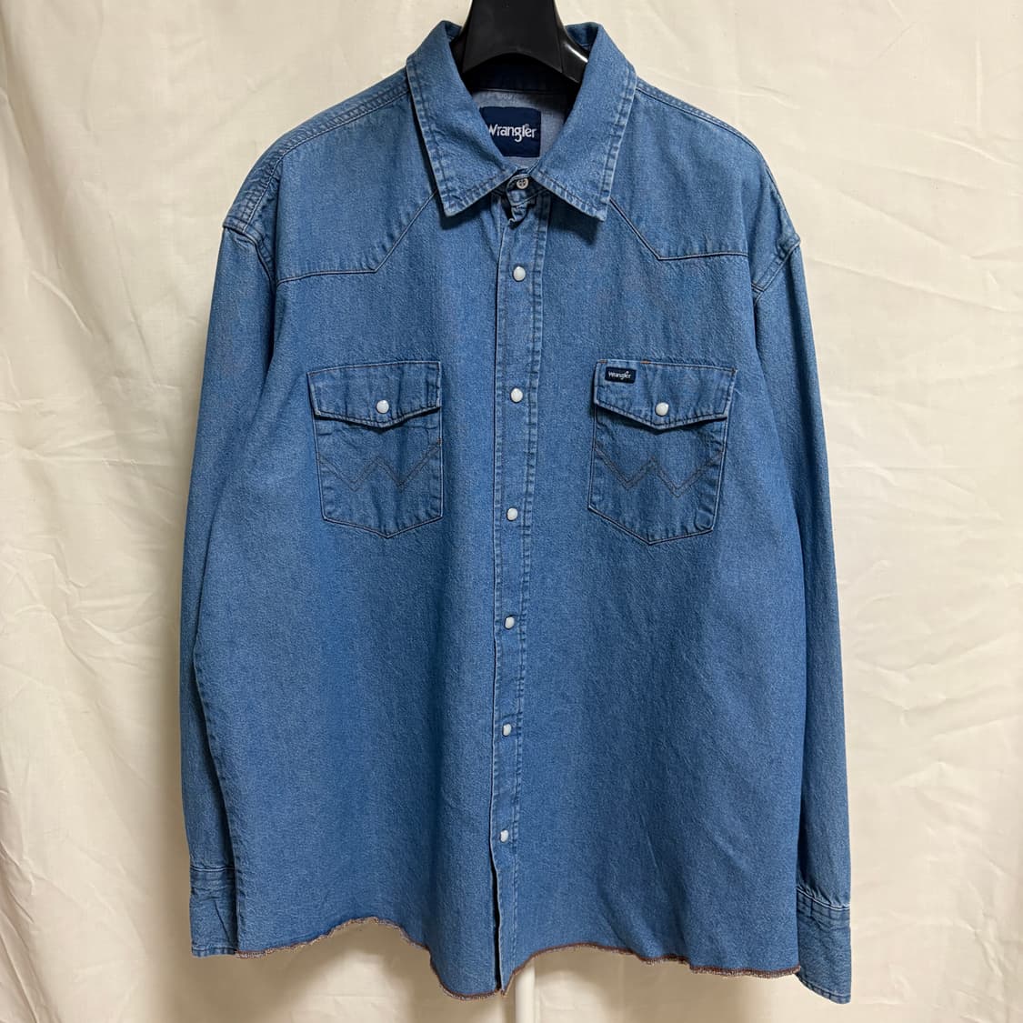 랭글러 데님 웨스턴 셔츠 / 블루, XXL 상품이미지1