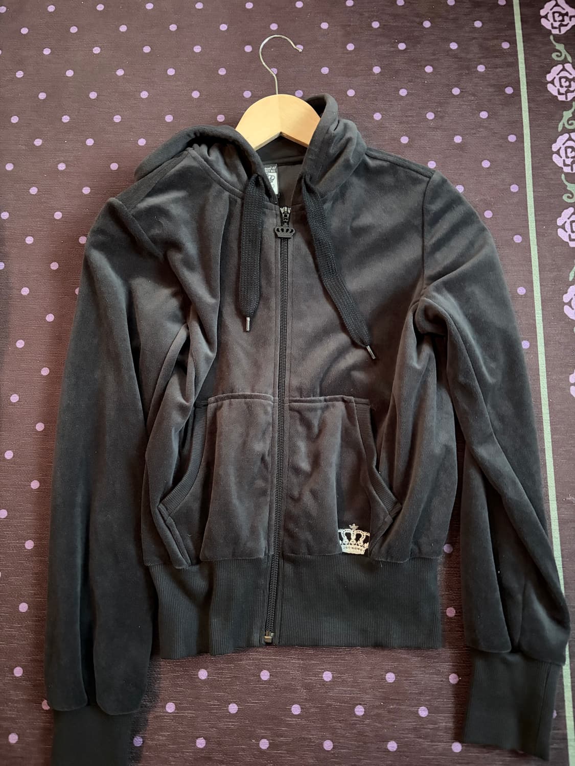 아디다스 벨벳 후드집업 상품이미지1