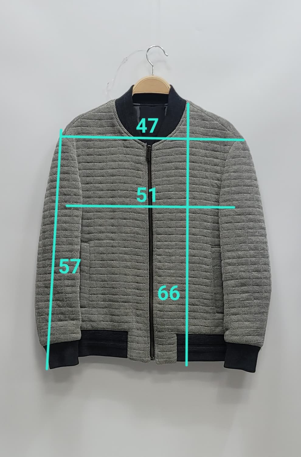 SYSTEM 한섬 시스템옴므 헤링본 블루종 점퍼 / 남 100
 상품이미지10