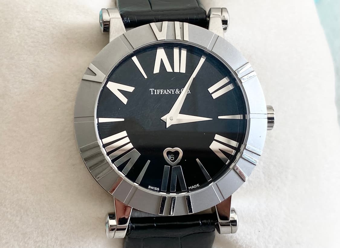 티파니 아틀라스 세라믹 스틸 쿼츠 36mm 중형 사이즈(남녀공용) 상품이미지4