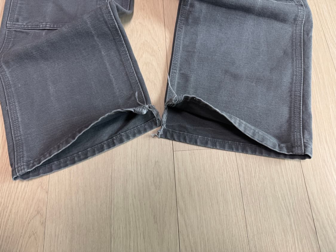 칼하트 더블니 b136 gvl 실측(허리39/기장107) 상품이미지2