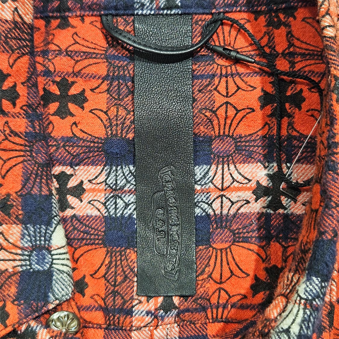 [M] 크롬하츠 루즈앤리스 셔츠 자켓 레드 B1213C175 상품이미지5