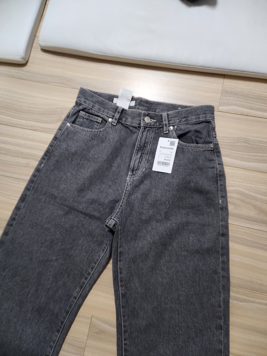 에잇세컨즈경량데님팬츠그레이 상품이미지2