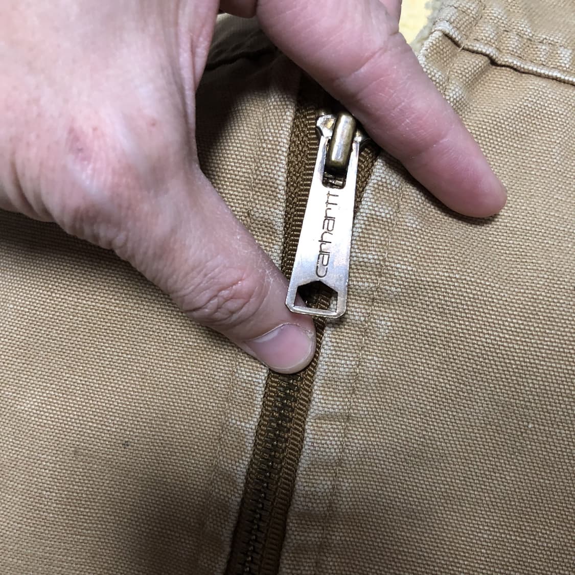 (M) 80's 미국제조 칼하트 Carhartt 덕캔버스 쉐르파 베스트  상품이미지2