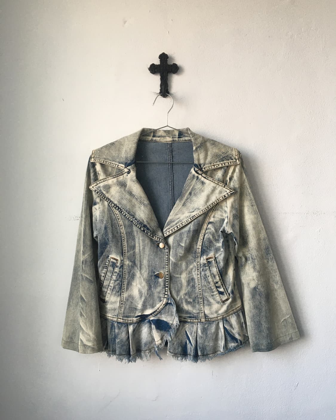 Dyed denim jacket 상품이미지1