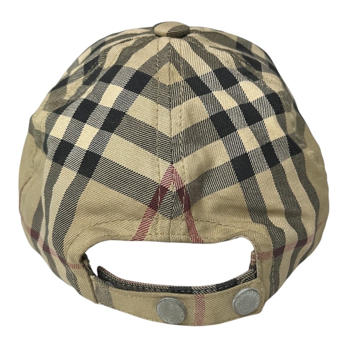 버버리 체크 패턴 볼캡 상품이미지3