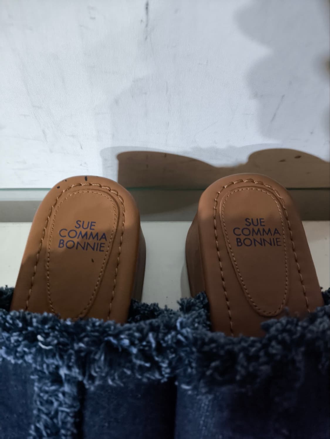 36 230mm 슈콤마보니 데님 슬리퍼 상품이미지5