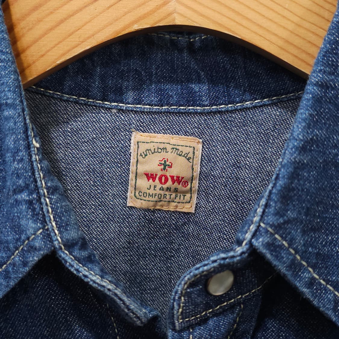 WOW JEANS 웨스턴 데님셔츠- 우먼M 상품이미지7