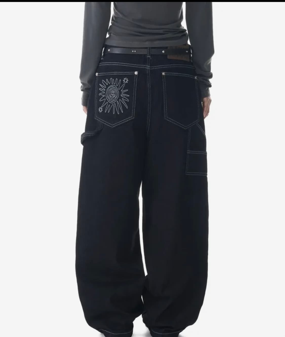 아캄 Needlework Carpenter Denim Pants 상품이미지2