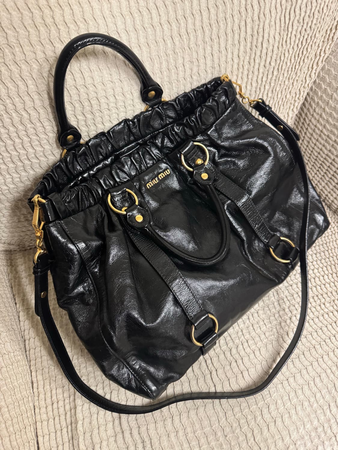 미우미우 비텔로 럭스 빅토트백 숄더크로스백 상품이미지5