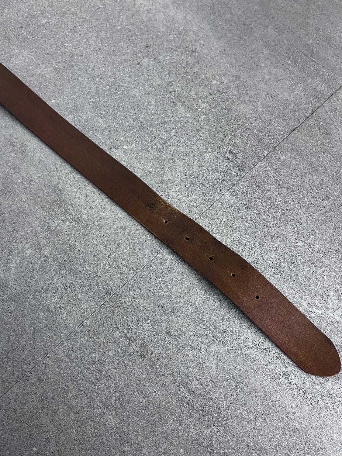 넘버나인 브라운 카우 레더 벨트 상품이미지6