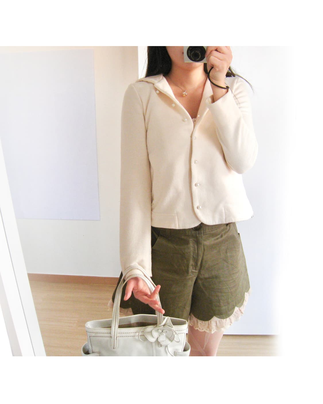 Japanese Designer 바닐라 프릴 후드-자켓☆ 상품이미지2