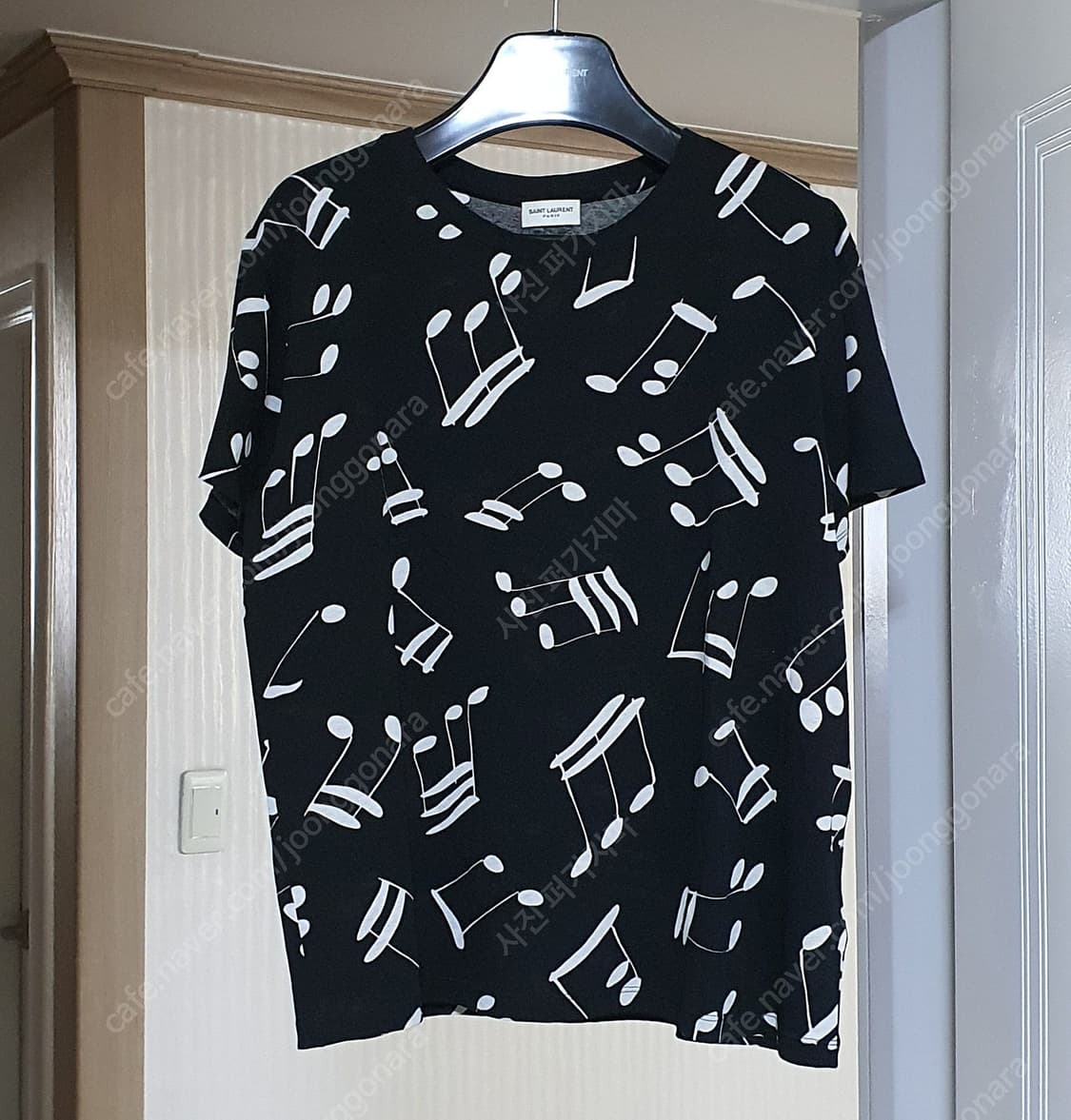 생로랑 음표 티셔츠 상품이미지2