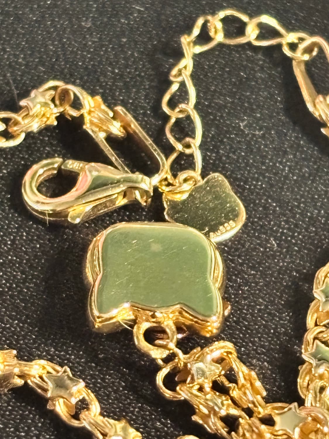 14k 고양이 별체인 팔찌 상품이미지3