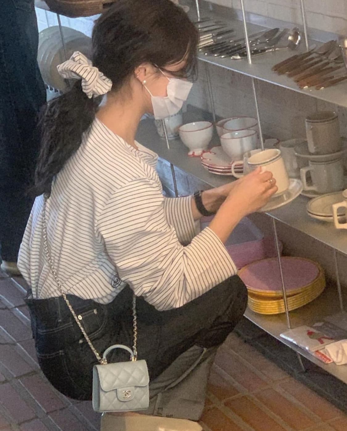 게드 롤업 생지 데님 S 상품이미지2
