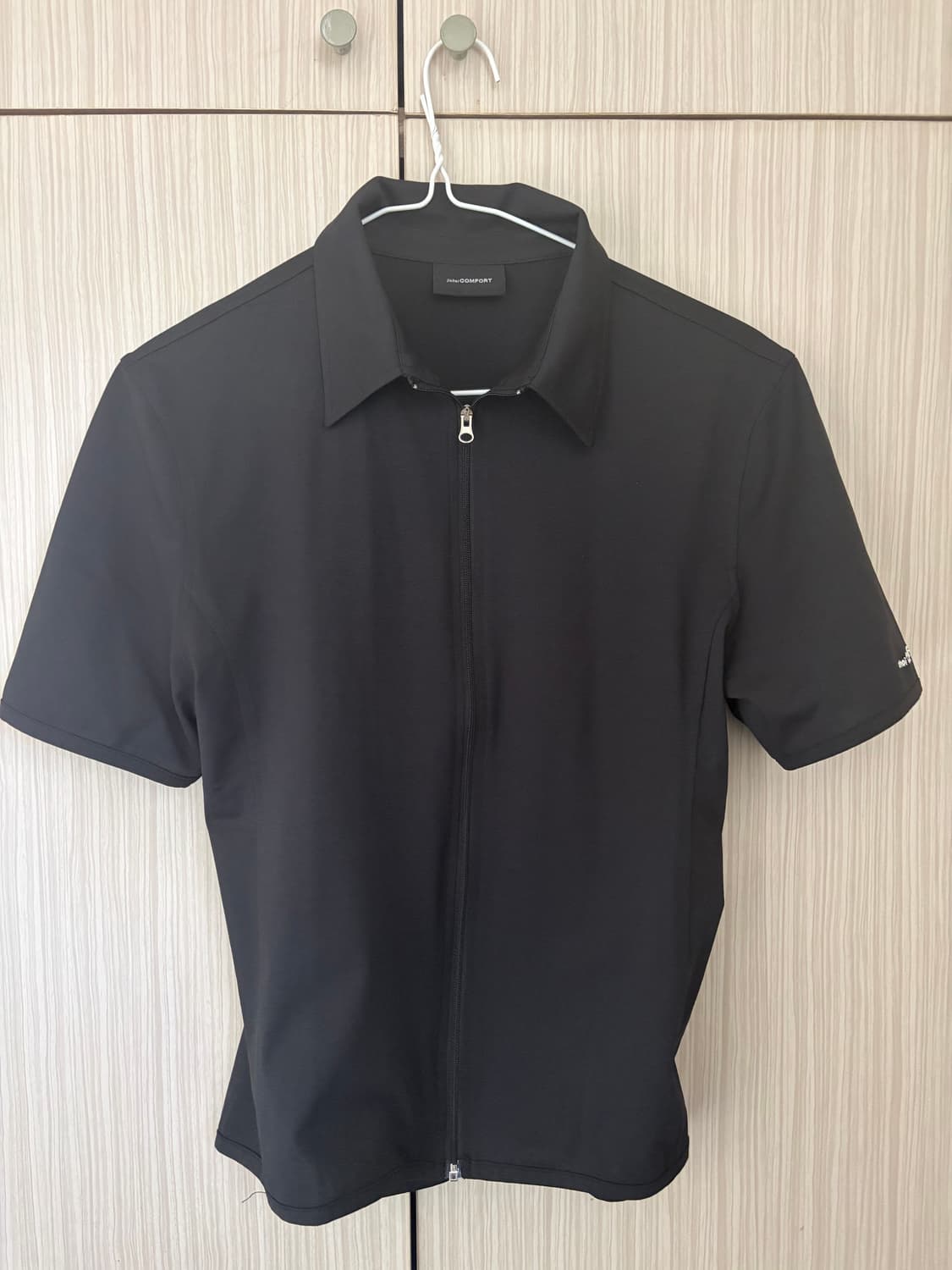 지초이컴포트 25-002 ZIP SHIRT (BLACK) 2사이즈 상품이미지2