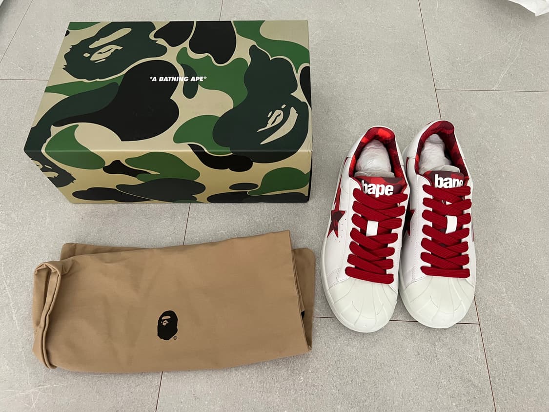 [새제품][US8] 베이프 스컬스타 상품이미지5