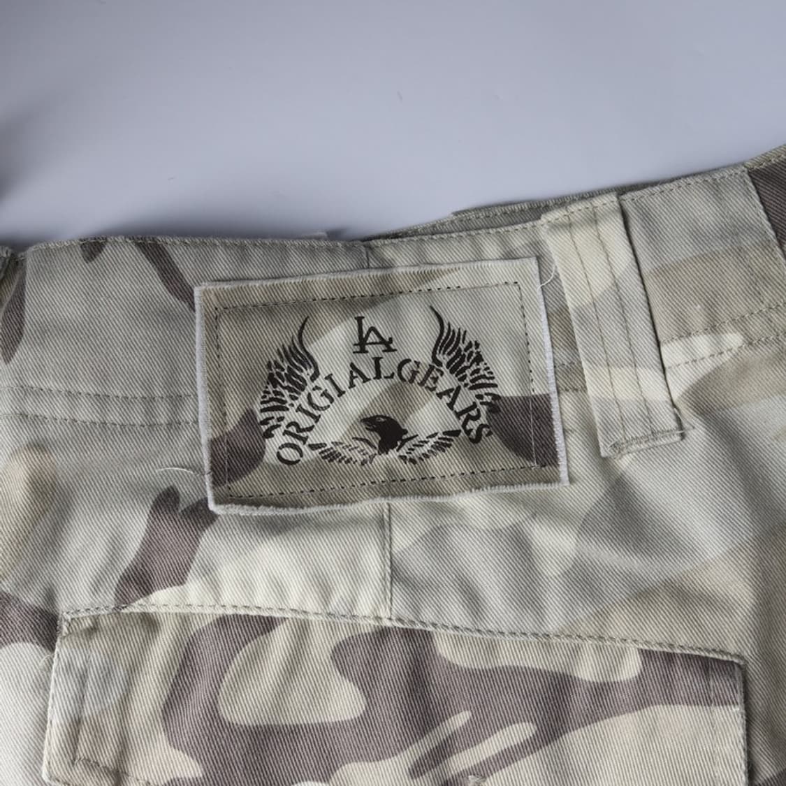 LA ORIGINAL GEARS 데저트 카모 7부 카고 팬츠 XL 상품이미지5