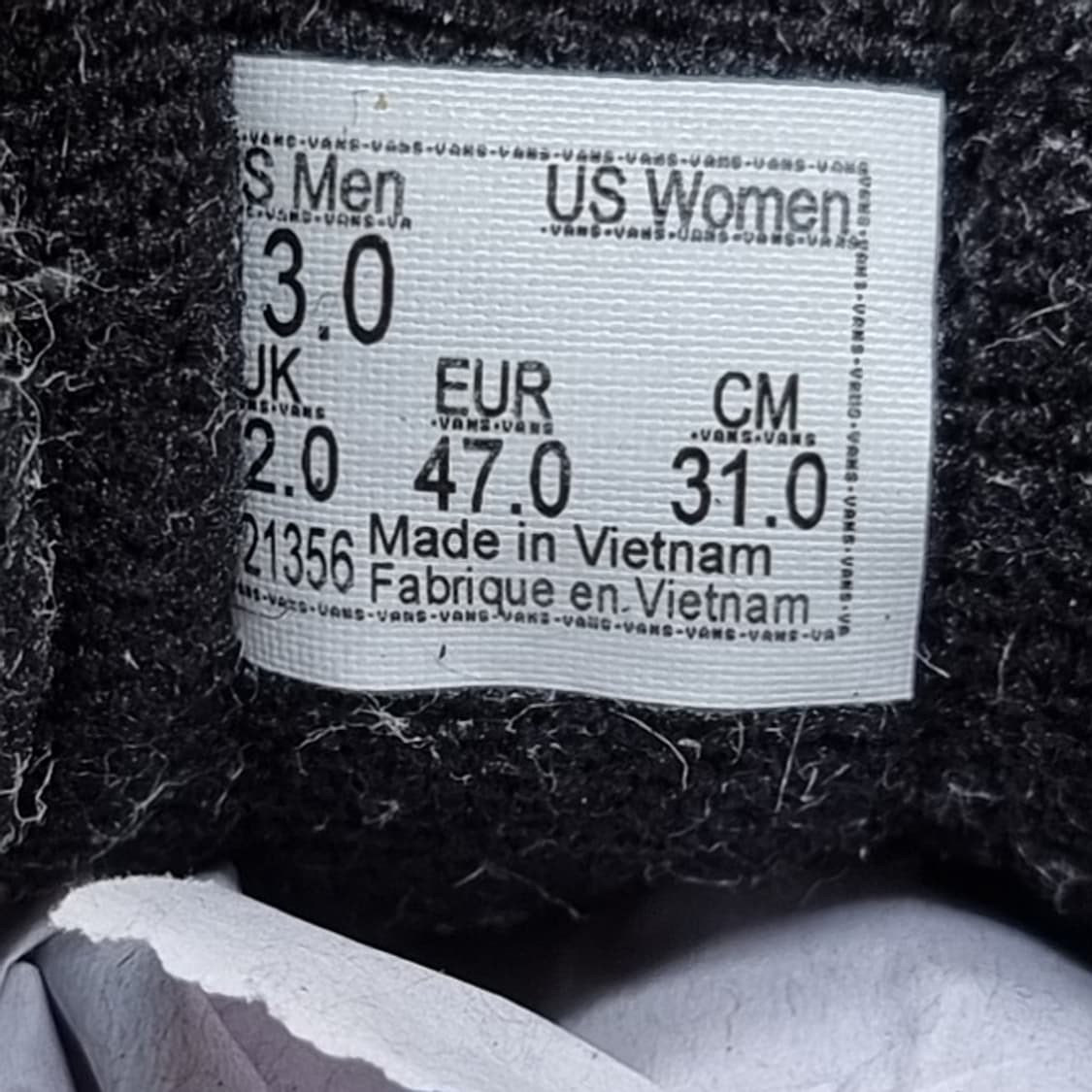 반스 올드스쿨 오버트 블랙 남성스니커즈310 상품이미지6