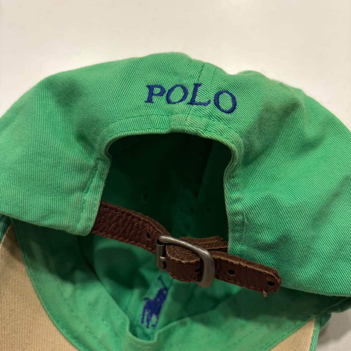 폴로 랄프로렌 포니 그린 볼캡 상품이미지3