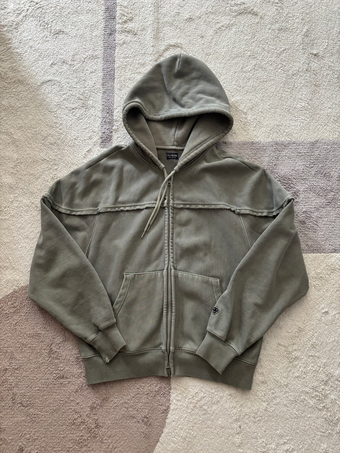 헤리티지플로스 피그먼트 후드집업 상품이미지1