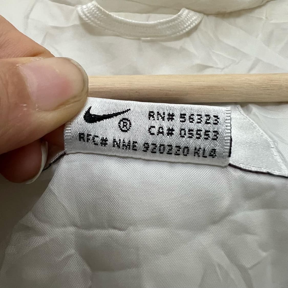 나이키 그린&아이보리 배색 스트라이프 윈드브레이커 상품이미지7