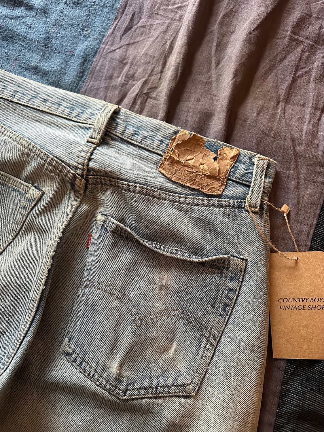 70s Leivs 501 66전기 Selvedge Denim Pants 상품이미지7