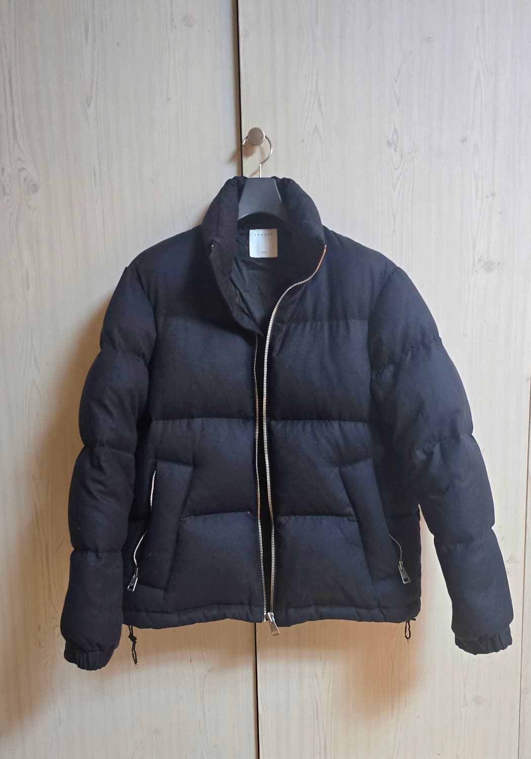 산드로 Sandro 블랙 패딩 M 100 상품이미지1