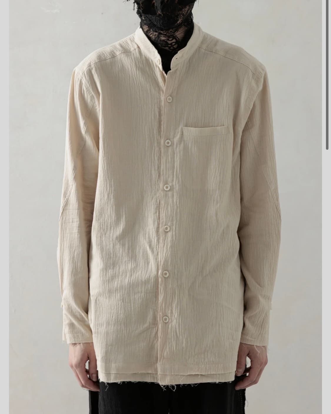 프로페서이 차이나카라 셔츠 46사이즈 상품이미지7