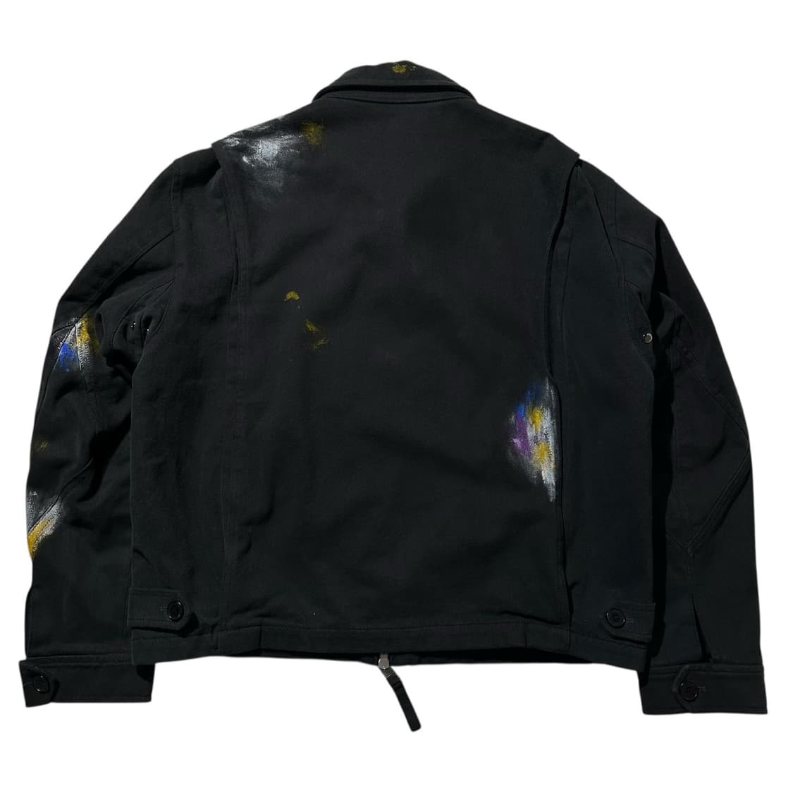 더 뮤지엄 비지터 GUT LIFE 페인팅 코튼 워크 자켓 상품이미지4