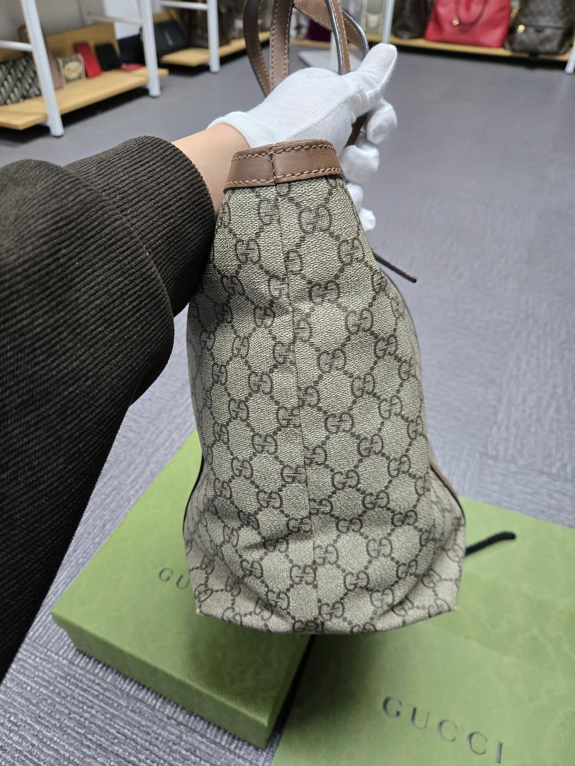 [특가][정품] 구찌 시그지처 숄더 토트백 상품이미지4