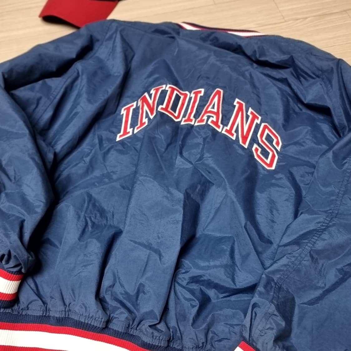 MLB 클리블랜드 인디언스 웜업 바람막이(xl) 상품이미지7