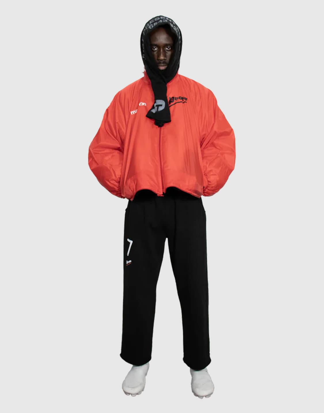 Padded twoway tracksuit jacket red 상품이미지8