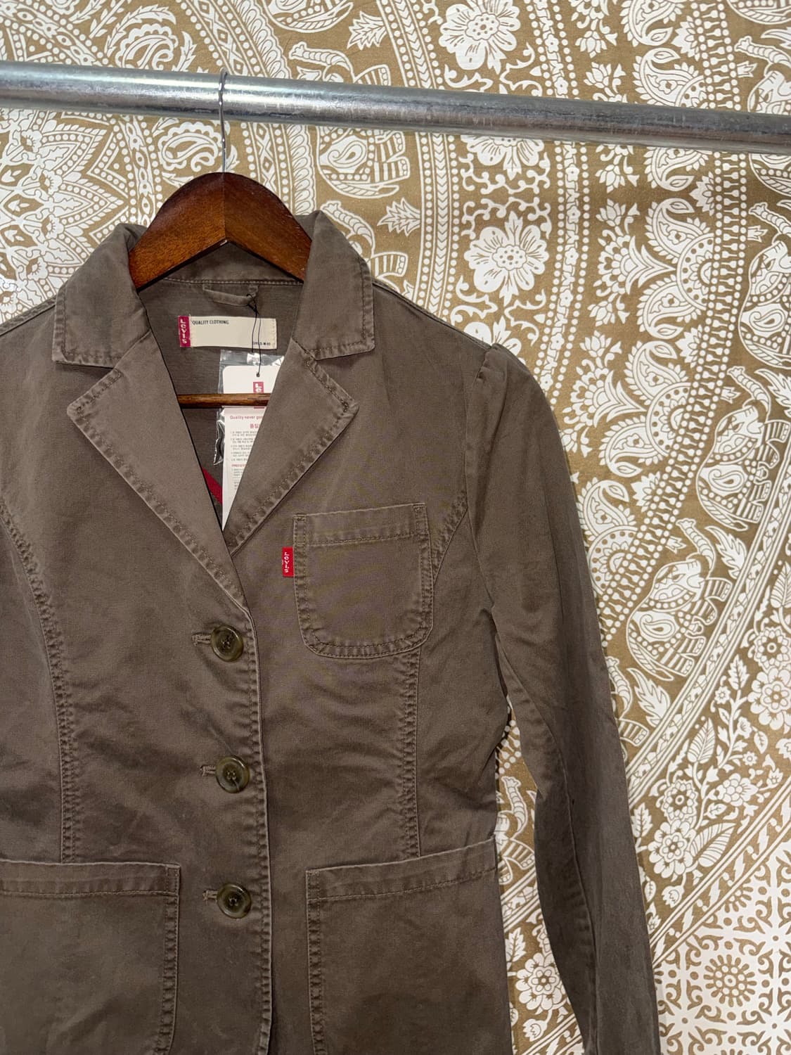 리바이스 여성 데드스탁 3버튼 코튼 블레이저  상품이미지4