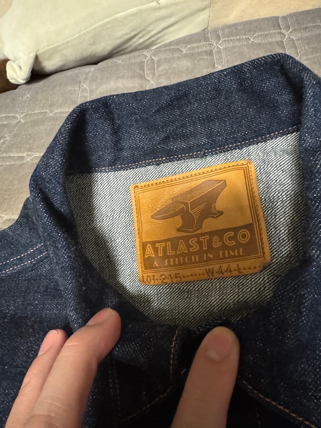 타임원클로딩 엣라코 215데님 44사이즈 판매합니다. 상품이미지2