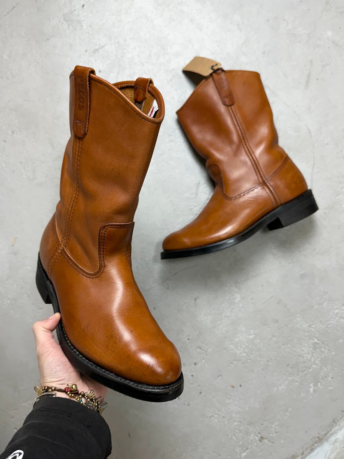 90's OG USA Made 레드윙 1115 페코스 웨스턴 부츠 상품이미지1