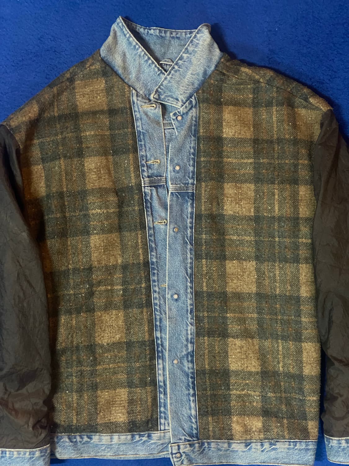 90's Carhartt 빈티지 칼하트 블랭킷 라이너 데님 트러커 재킷 상품이미지8