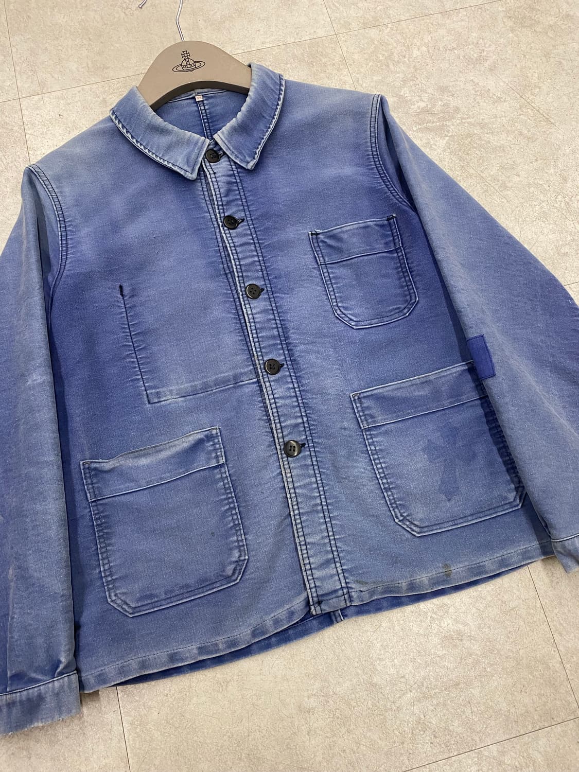 50년대 르몽생미셸 빈티지 프렌치 자켓 french work jacket 상품이미지4