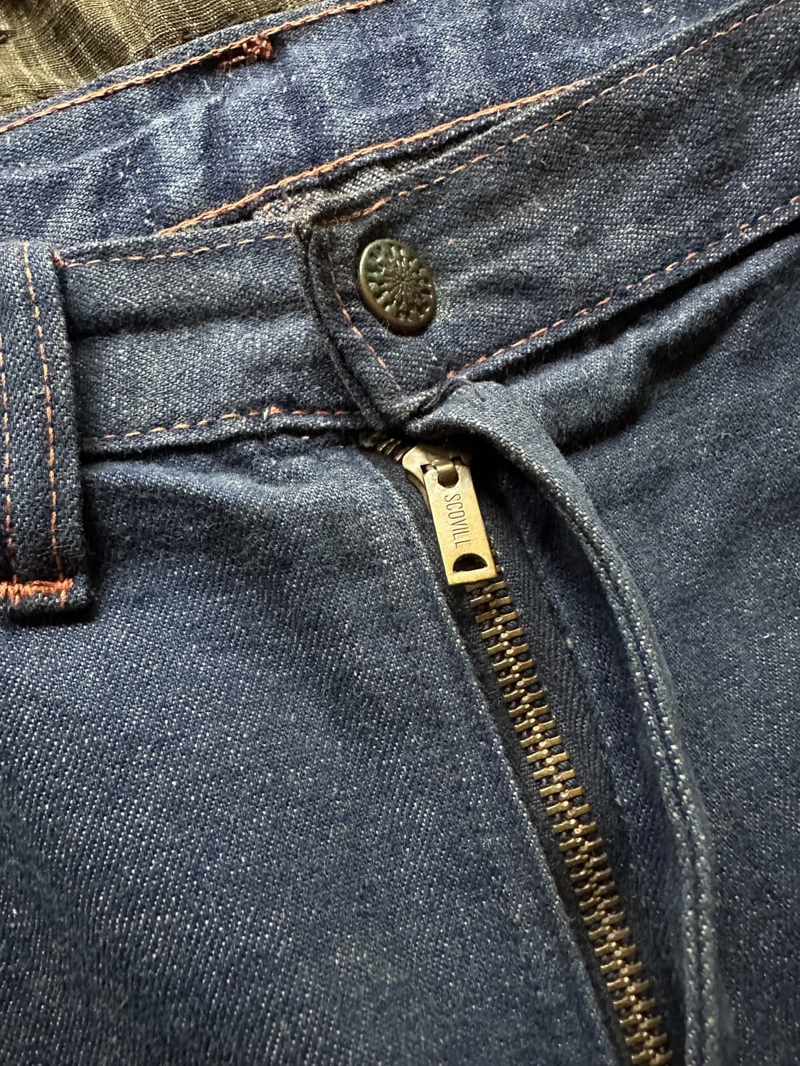50s Vintage Denim Carpenter Work Pants 상품이미지8
