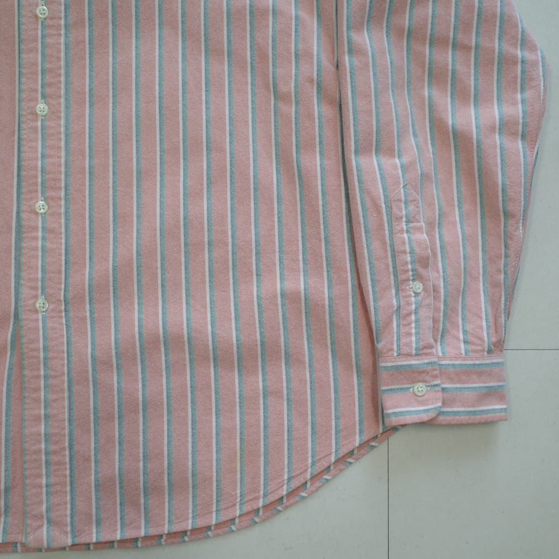 90s 폴로 랄프로렌 클래식핏 스트라이프 셔츠 XL 상품이미지3