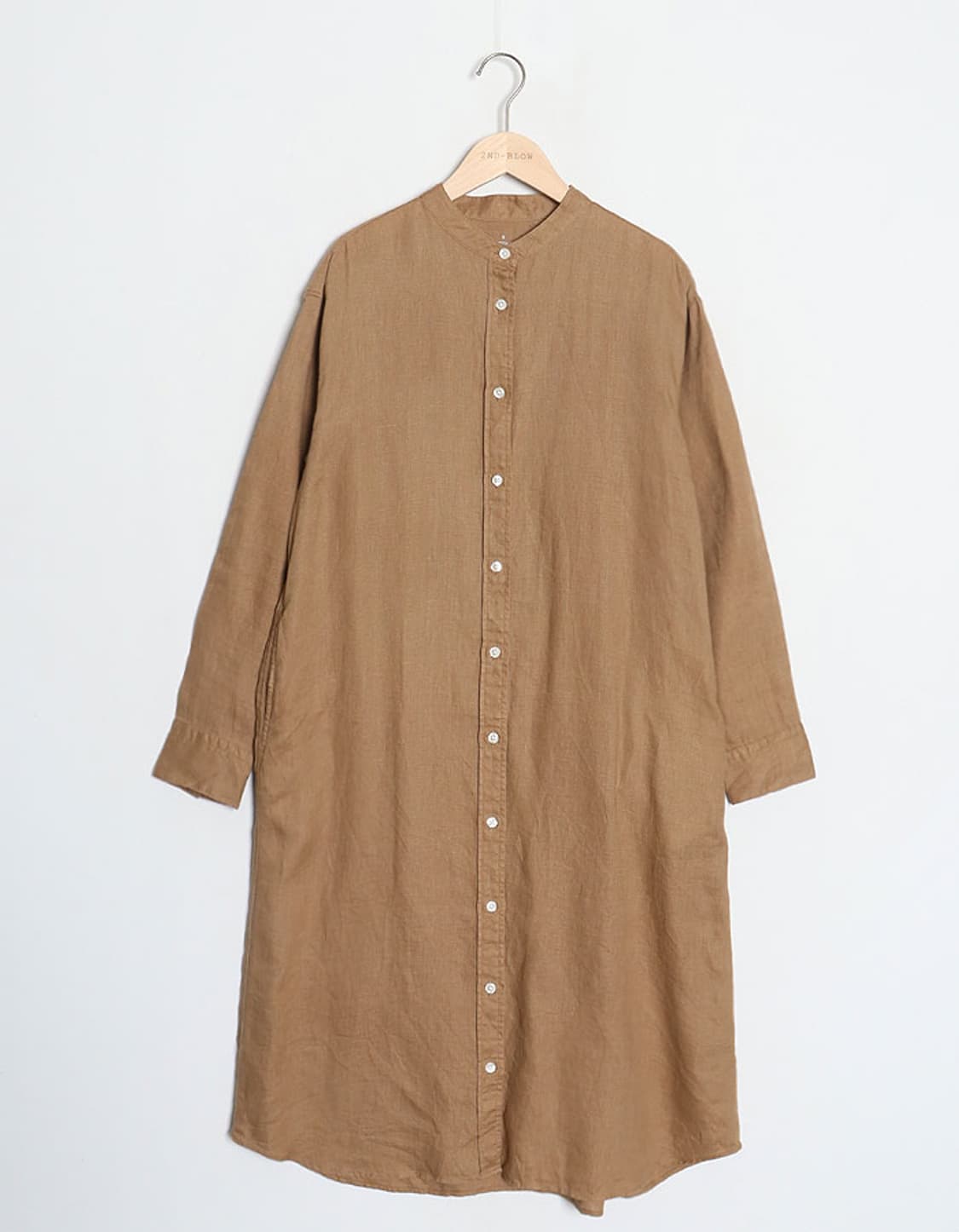 無印良品 Linen Shirt One-Piece 상품이미지1