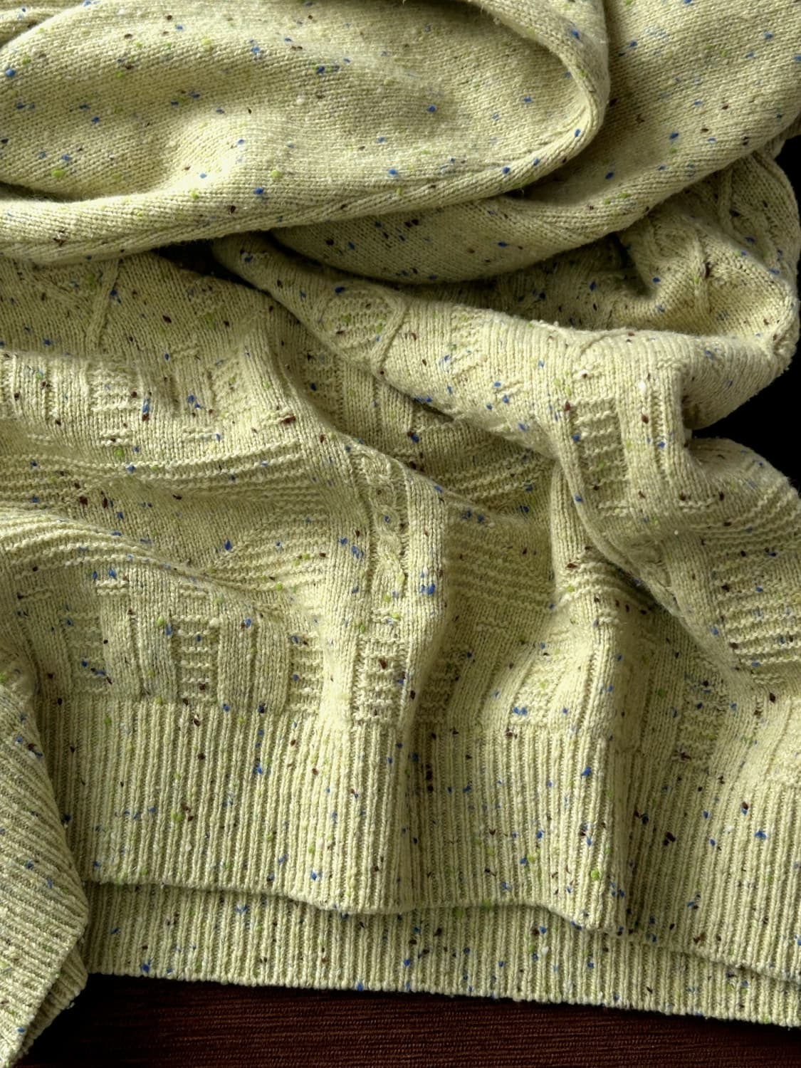 Middle gauge design pattern shawl collar 상품이미지2