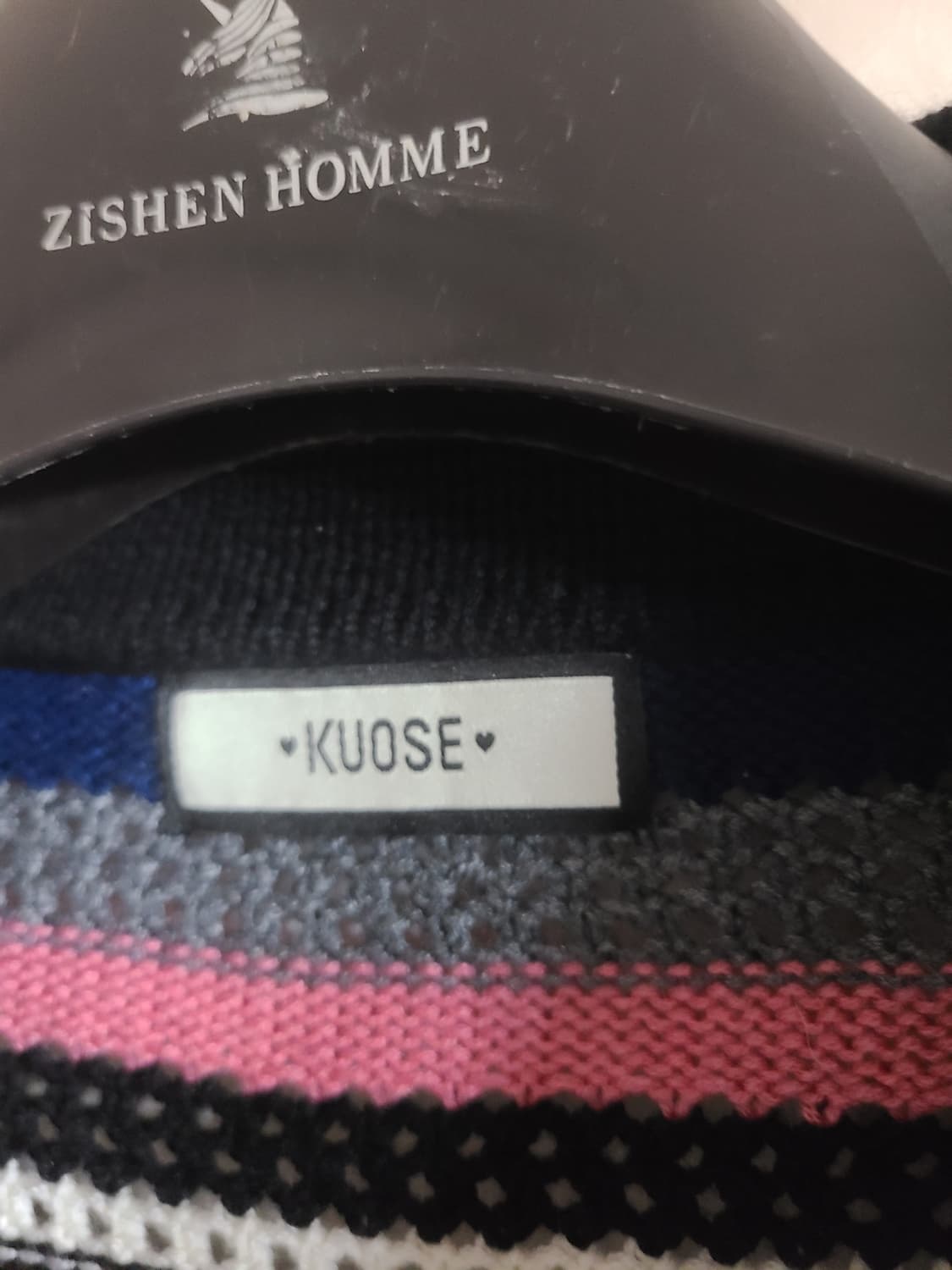 KUOSE 스트라이프 니트 가디건 M 상품이미지4