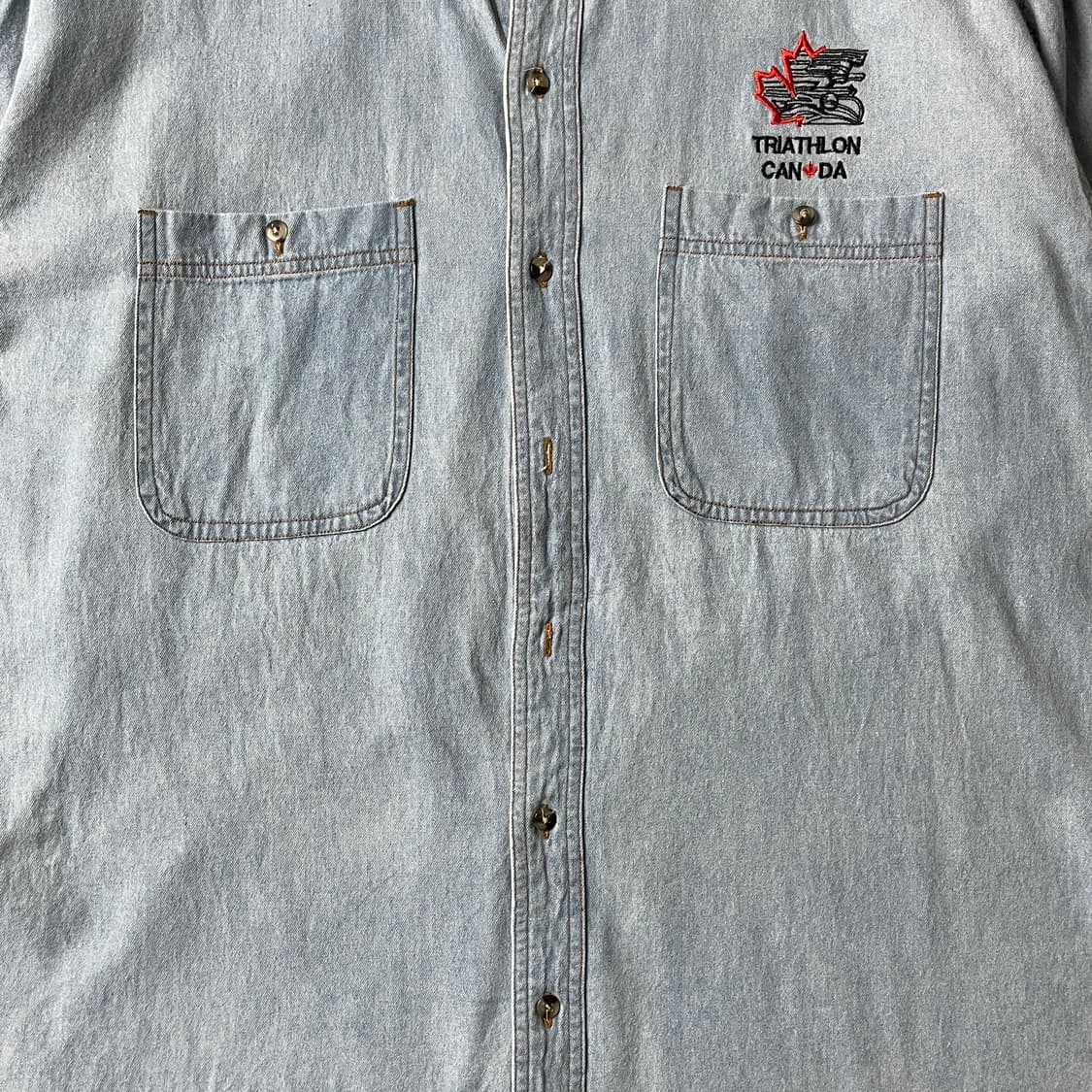 UNKNOWN 빈티지 코튼 데님 셔츠 A00694 상품이미지4