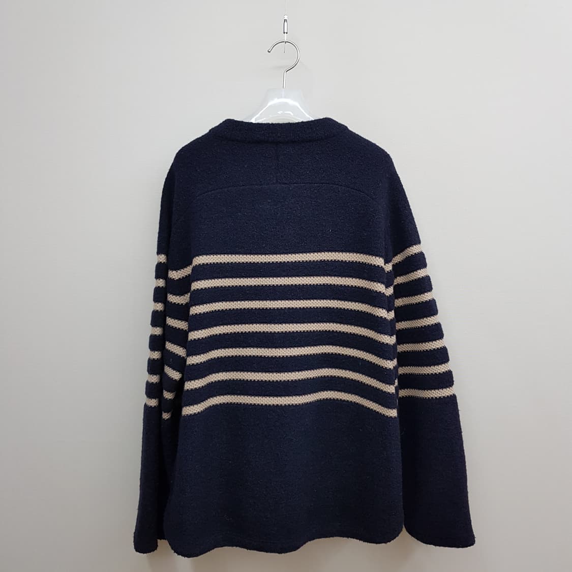 한섬 시스템 2022 스트라이프 울 니트 가디건 F사이즈 상품이미지6