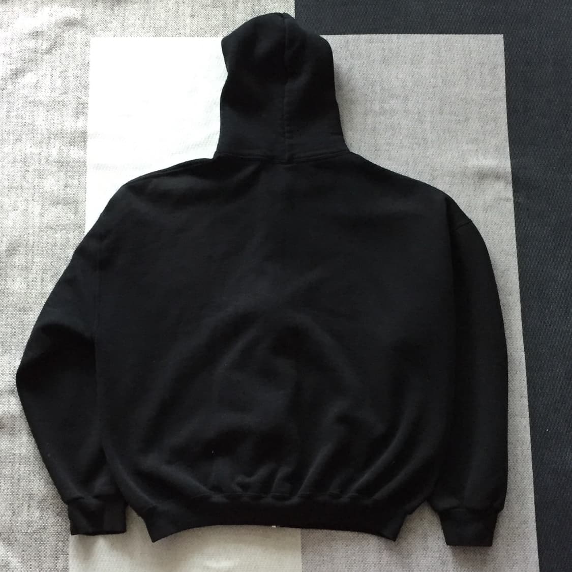 빈티지 러셀 후드집업 블랙 상품이미지6